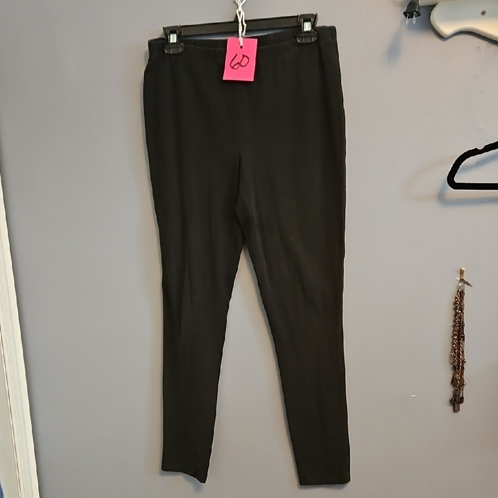 🕶️ George Women's Blacj Basic Leggings Sz LARGE